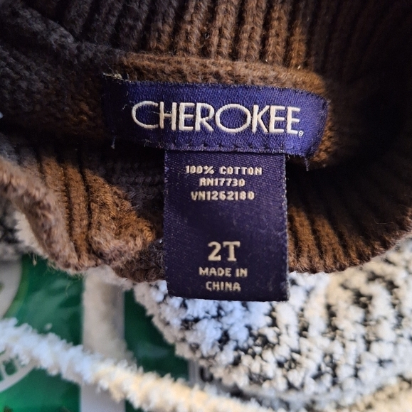 Cherokee little boys graphic knitted sweater size 2T - Picture 5 of 5
